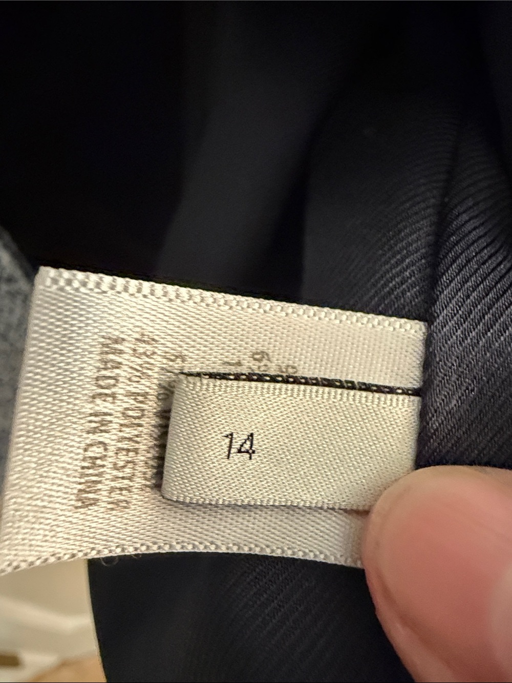 St. John Blue Tweed Collarless Blazer Jacket - Picture 3 of 5